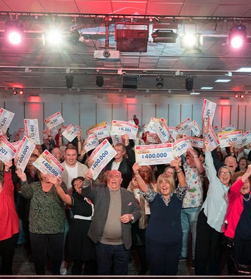 LOTT-INGHAMSHIRE: 240 people in NG11 0 scooped a slice of the £3.2m prize