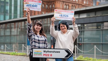 NIECE LITTLE EARNER: Christina shows off mum's win with Aunt Julie