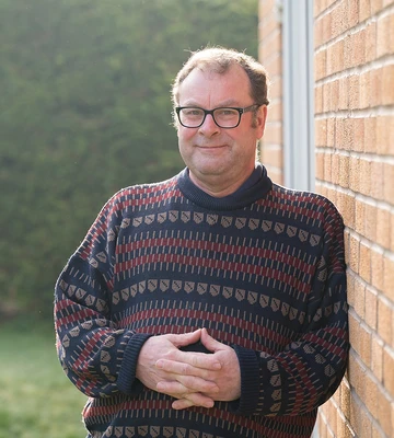 CHARITY FIRST: Andrew signed up to help good causes