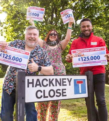 MILLIONAIRE STREET: Mark was one of five on Hackney Close to share £1 million