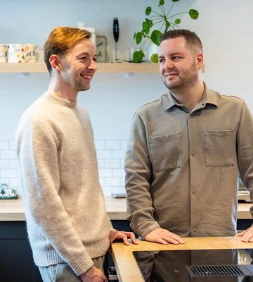 HOUSE PARTY: Ian and Ollie want to make some home improvements