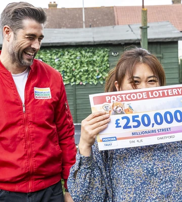 HAPPY DAYS: Winner Yu can't believe her luck!