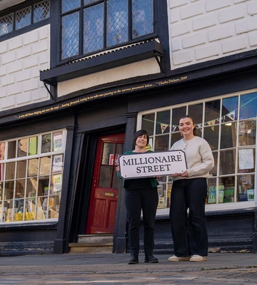 WE'LL CATCH YOU: Charity's Tasmin Maitland (L) & Fundraising Officer Georgia Jefferson (R)